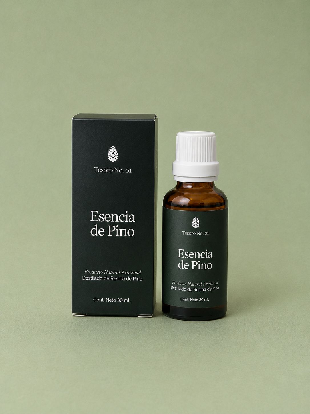 Kit Detox del Bosque — Esencia de pino + 2 Chlorellas