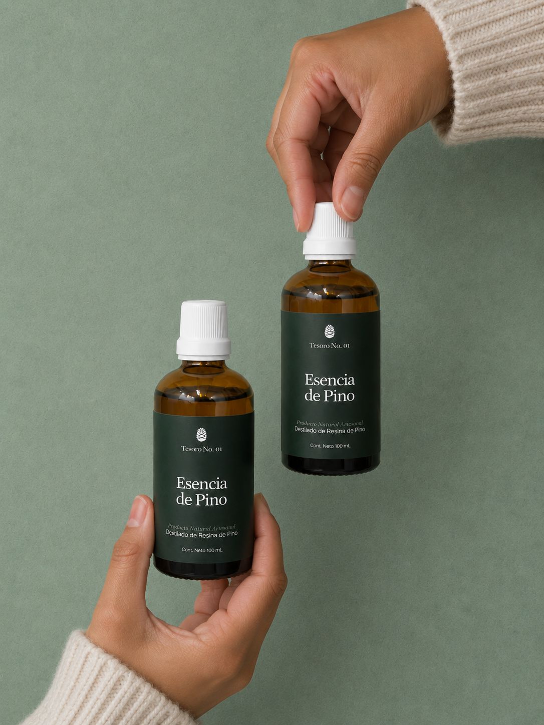 Kit Detox del Bosque — Esencia de pino + 2 Chlorellas