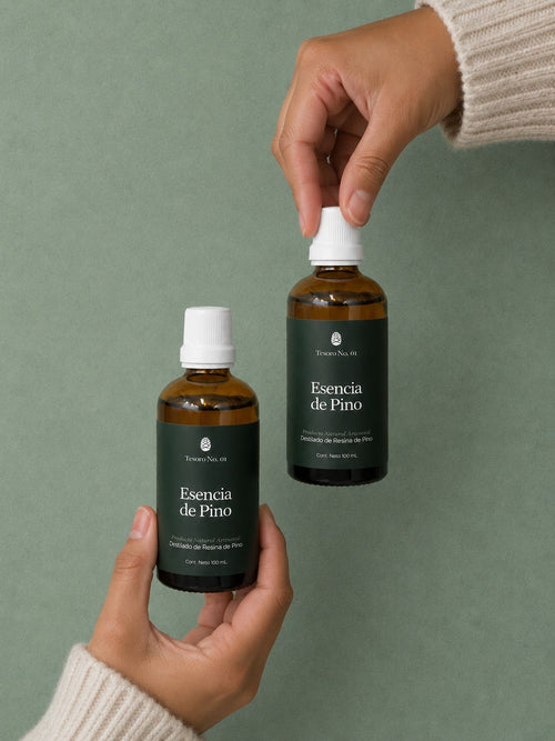 Kit Detox del Bosque — Esencia de pino + 2 Chlorellas